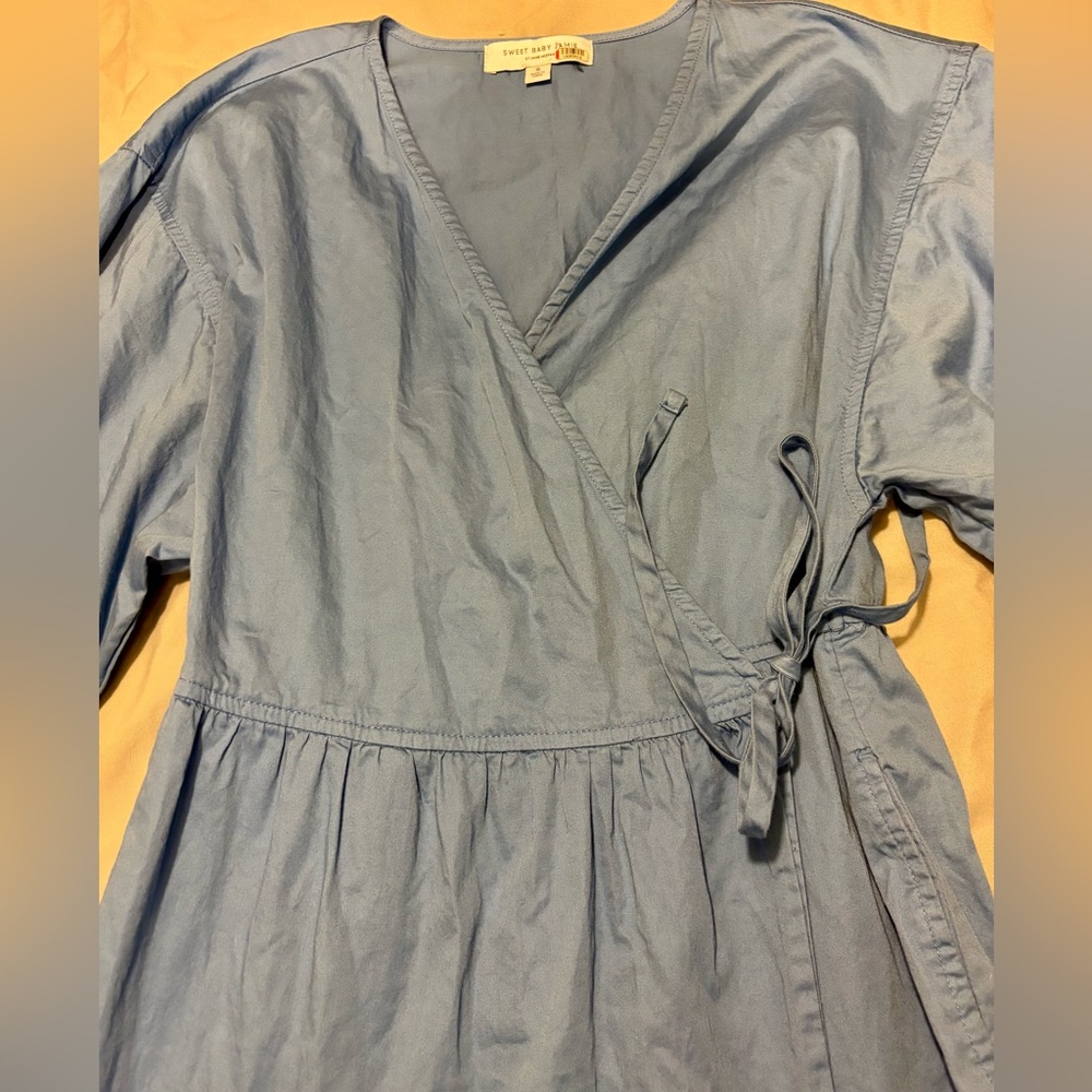 Blue Wrap Dress